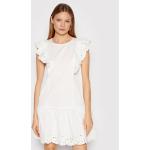 Przecenione Białe Sukienki damskie na lato marki MARELLA w rozmiarze 3 XL 