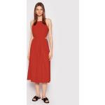 Przecenione Czerwone Sukienki damskie na lato marki Sisley w rozmiarze XXL 