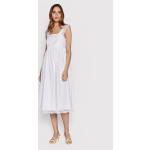 Przecenione Białe Sukienki damskie na lato marki Twinset w rozmiarze 3 XL 