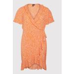 Przecenione Pomarańczowe Sukienki damskie na lato marki Vero Moda w rozmiarze XL 