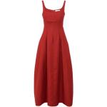 Czerwone Koronkowe sukienki damskie bez rękawów na lato marki Chloé w rozmiarze M 