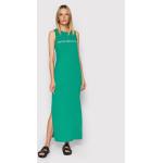 Przecenione Zielone Sukienki plażowe damskie marki Emporio Armani w rozmiarze S 