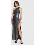 Srebrne Sukienki wieczorowe damskie marki Chiara Ferragni w rozmiarze XL 