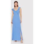 Przecenione Niebieskie Sukienki wieczorowe damskie marki RINASCIMENTO w rozmiarze XL 