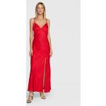 Przecenione Czerwone Sukienki wieczorowe damskie marki Twinset w rozmiarze L 