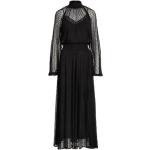 Czarne Sukienki na studniówkę damskie haftowane tiulowe marki POLO RALPH LAUREN Big & Tall w rozmiarze M 