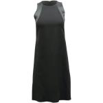 Czarne Sukienki midi damskie w stylu vintage z wiskozy w rozmiarze XS 