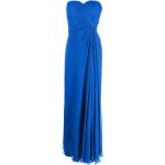 Niebieskie Sukienki bez ramiączek damskie marki Alberta Ferretti w rozmiarze XS 