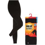 Czarne Legginsy damskie z poliestru marki Heat Holders w rozmiarze XL 