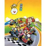 Super Mario Kart Retro 60 x 80 cm nadruk na płótni