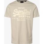 Superdry - T-shirt męski, beżowy
