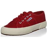 Czerwone Buty sznurowane dla dzieci sportowe marki SUPERGA w rozmiarze 32 