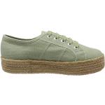 Zielone Sneakersy dla dziewczynek marki SUPERGA w rozmiarze 35,5 