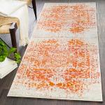 Pomarańczowe Chodniki dywanowe w stylu orientalnym marki Surya - Zrównoważony rozwój 