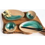 Wielokolorowe Zestawy do sushi - 2 sztuki ceramiczne 