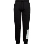 Czarne Spodnie dresowe bawełniane męskie do prania w pralce marki Calvin Klein w rozmiarze XL 