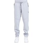 Szare Spodnie dresowe bawełniane męskie do prania w pralce na wiosnę marki Puma w rozmiarze XL 