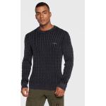 Przecenione Granatowe Swetry męskie marki AERONAUTICA MILITARE w rozmiarze M 