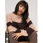 Przecenione Beżowe Swetry oversize damskie akrylowe marki Brixton w rozmiarze XS 