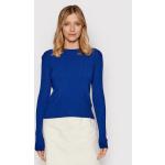 Przecenione Niebieskie Swetry damskie marki Calvin Klein w rozmiarze L 