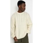 Przecenione Beżowe Swetry wełniane  męskie wełniane marki Carhartt WIP w rozmiarze XL 