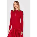 Przecenione Czerwone Swetry damskie marki DKNY | Donna Karan w rozmiarze L 