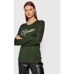 Przecenione Zielone Swetry damskie marki Guess w rozmiarze XS 