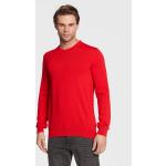 Przecenione Czerwone Swetry męskie marki Hugo w rozmiarze XL 