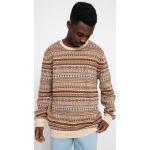 Beżowe Eko Swetry męskie bawełniane marki IRIEDAILY w rozmiarze XL 