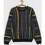 Przecenione Granatowe Eko Swetry męskie eleganckie bawełniane marki IRIEDAILY w rozmiarze XL 