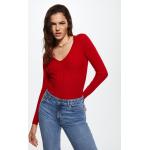 Przecenione Czerwone Swetry damskie marki Mango w rozmiarze S 