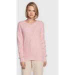 Przecenione Różowe Swetry damskie marki MORGAN w rozmiarze S 