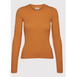 Przecenione Pomarańczowe Swetry damskie marki Noisy May w rozmiarze S 