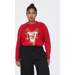 Przecenione Czerwone Swetry damskie na Święta marki ONLY 