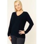 Przecenione Granatowe Swetry damskie marki Marina Rinaldi w rozmiarze M 
