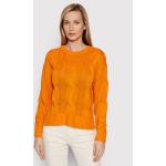 Przecenione Pomarańczowe Swetry damskie marki Vila w rozmiarze S 