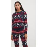 Granatowe Swetry damskie na Święta marki Vila w rozmiarze XS 