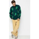 Przecenione Zielone Swetry męskie z wiskozy marki Volcom w rozmiarze M 