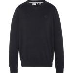 Czarne Swetry z dekoltem w serek męskie do prania w pralce z długimi rękawami bawełniane z dekoltem w serek marki Schott NYC w rozmiarze XL 