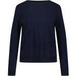 Niebieskie Swetry damskie eleganckie z wiskozy marki Marc Cain w rozmiarze XL 