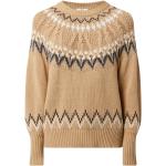 Sweter z norweskim wzorem z bawełny ekologicznej