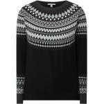 Sweter z norweskim wzorem z dodatkiem wiskozy