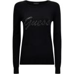 Czarne Swetry z okrągłym dekoltem marki Guess w rozmiarze XS 