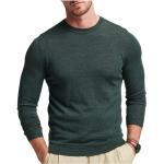 Zielone Swetry wełniane  męskie w stylu casual marki Superdry w rozmiarze XL 