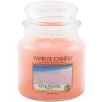 Różowe Świece zapachowe marki Yankee Candle o wysokości 65 cm 