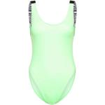 Zielone Stroje kąpielowe jednoczęściowe damskie eleganckie marki Calvin Klein w rozmiarze L 