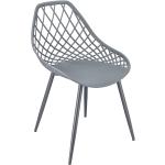 Przecenione Szare Krzesła stylowe w nowoczesnym stylu marki ELIOR 