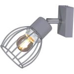 Szare Kinkiety & Lampy ścienne w nowoczesnym stylu - gwint żarówki: E27 