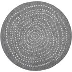 Szare Dywany okrągłe o średnicy 200 cm z polipropylenu marki Northrugs 