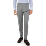 Szare Eleganckie spodnie męskie w stylu biznesowym w rozmiarze M 